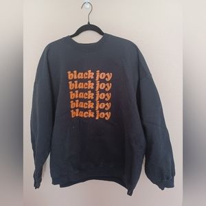Black Joy Parade XXL Crewneck